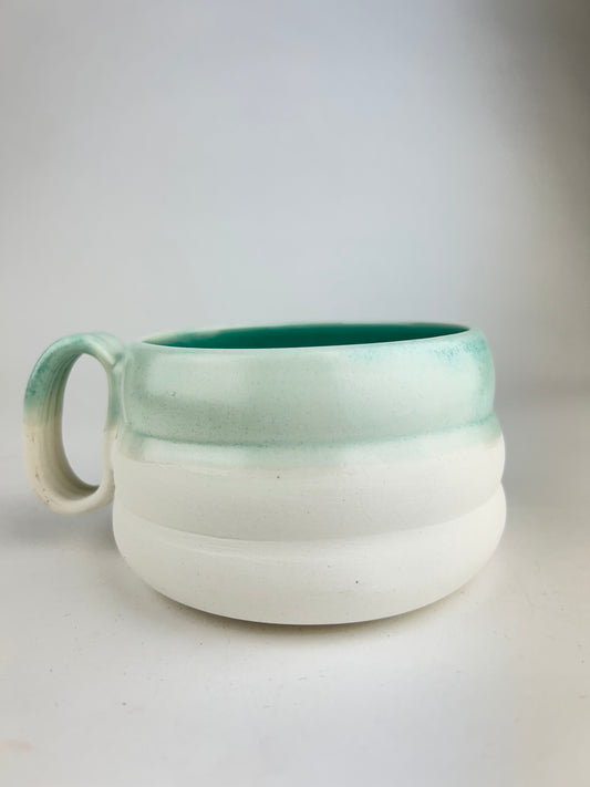 Blue oil mug
