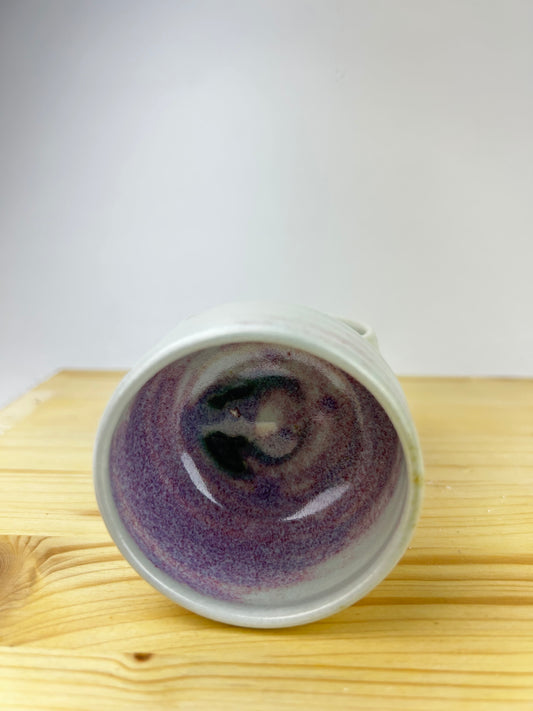 Lilac porcelain cup