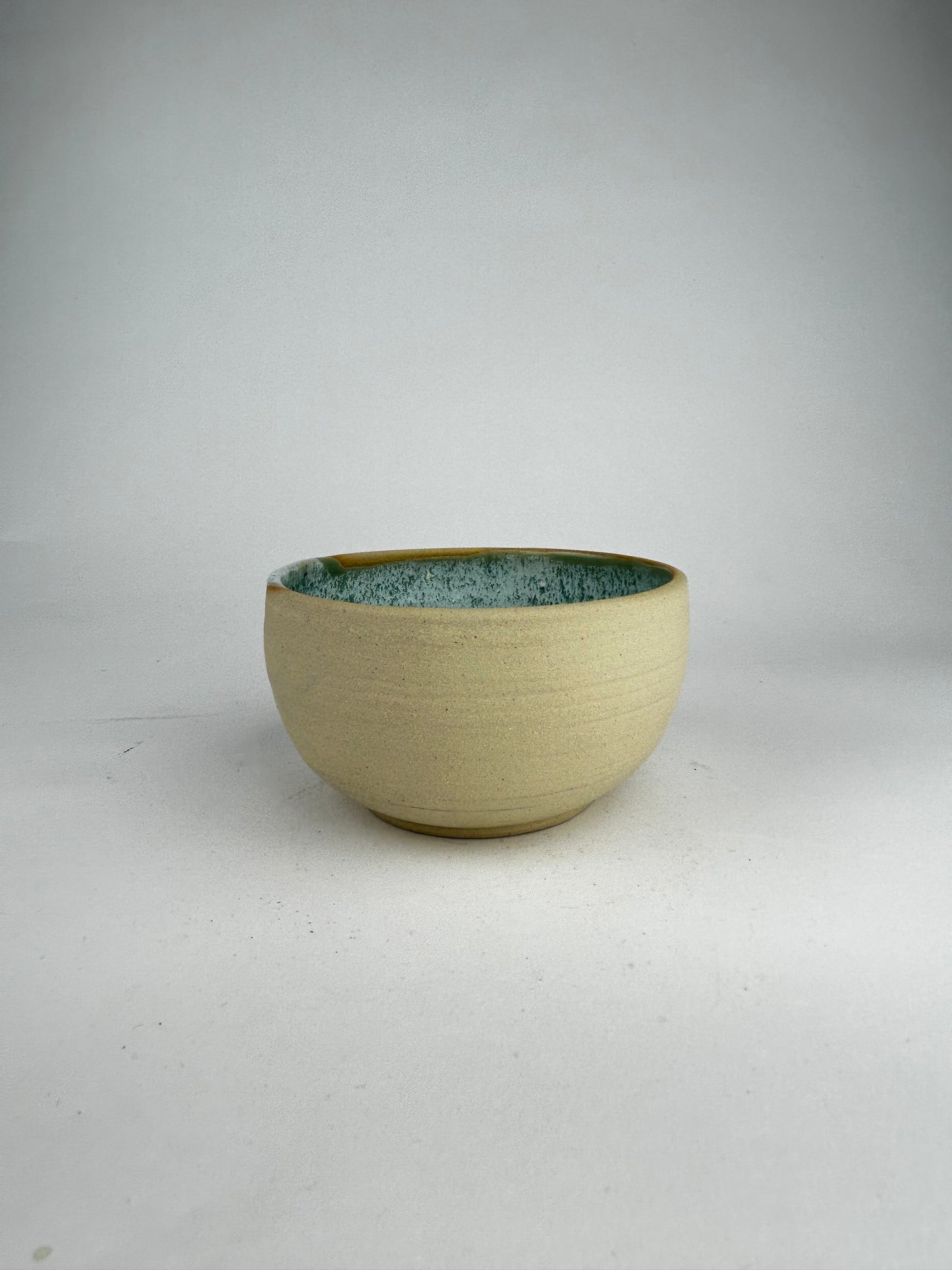 Blue oil bowl