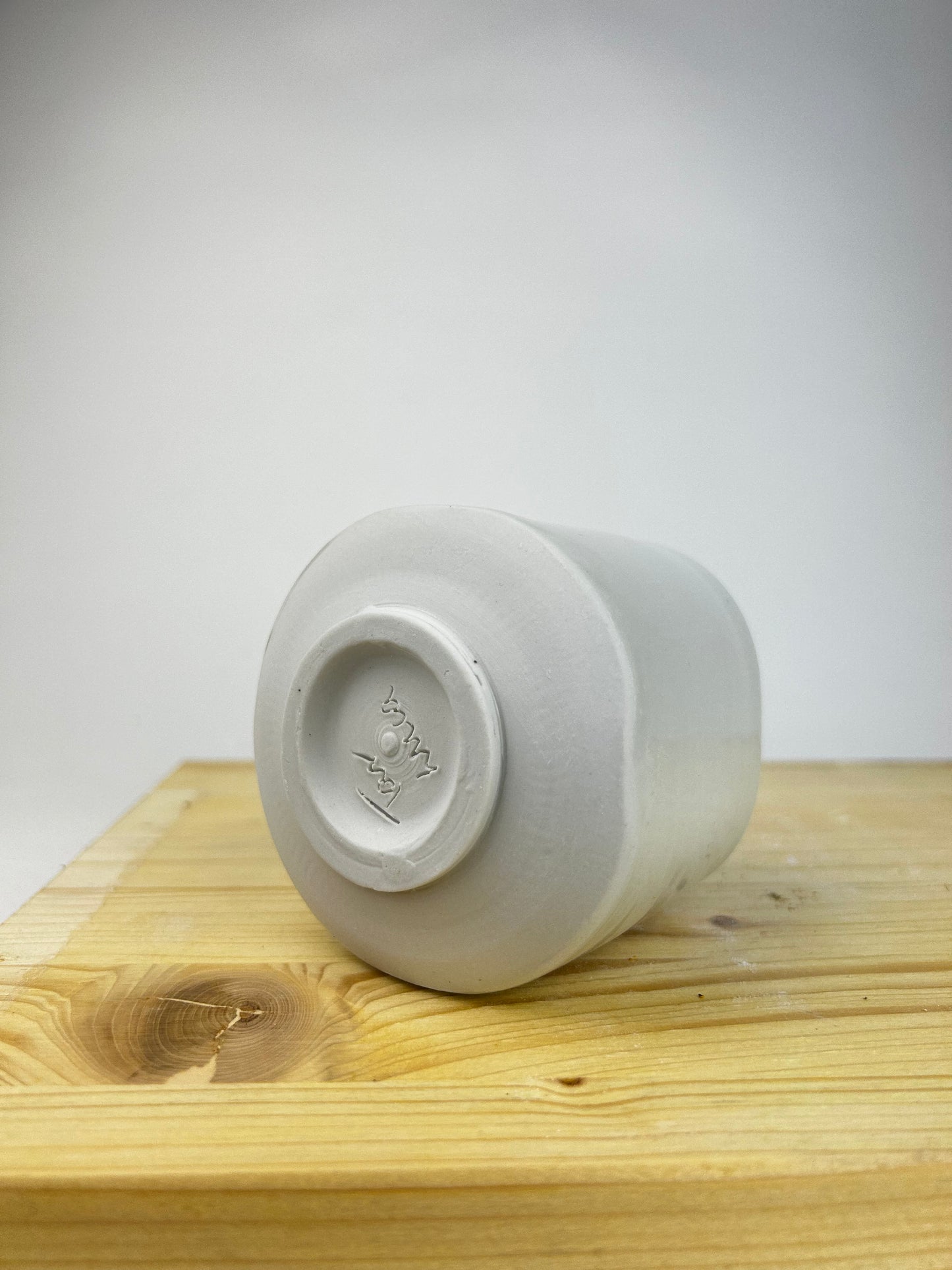 Square porcelain cup