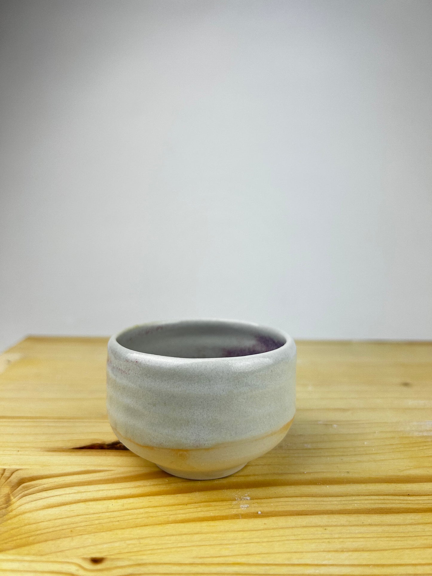 Lilac porcelain cup