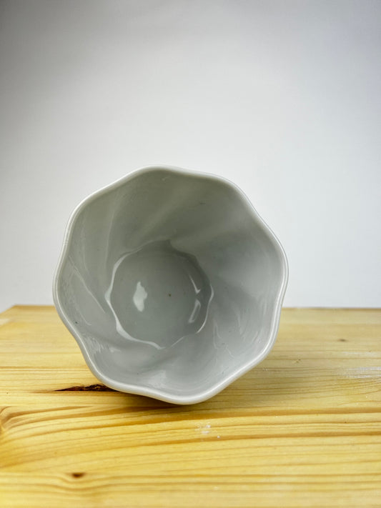 Cream porcelain cup