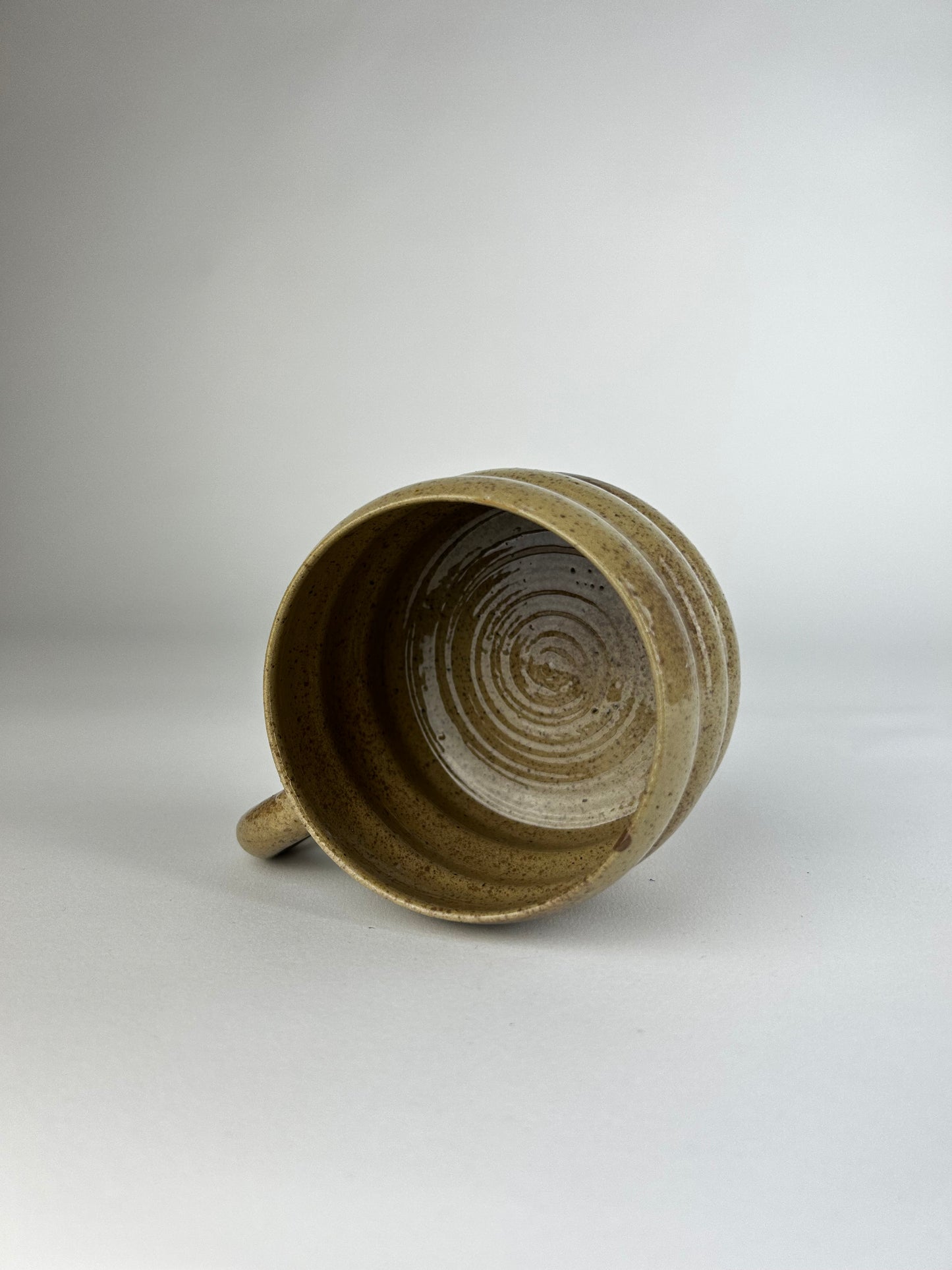 Brown spray mug