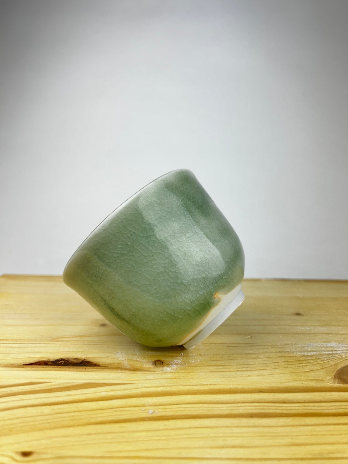 Celadon porcelain cup