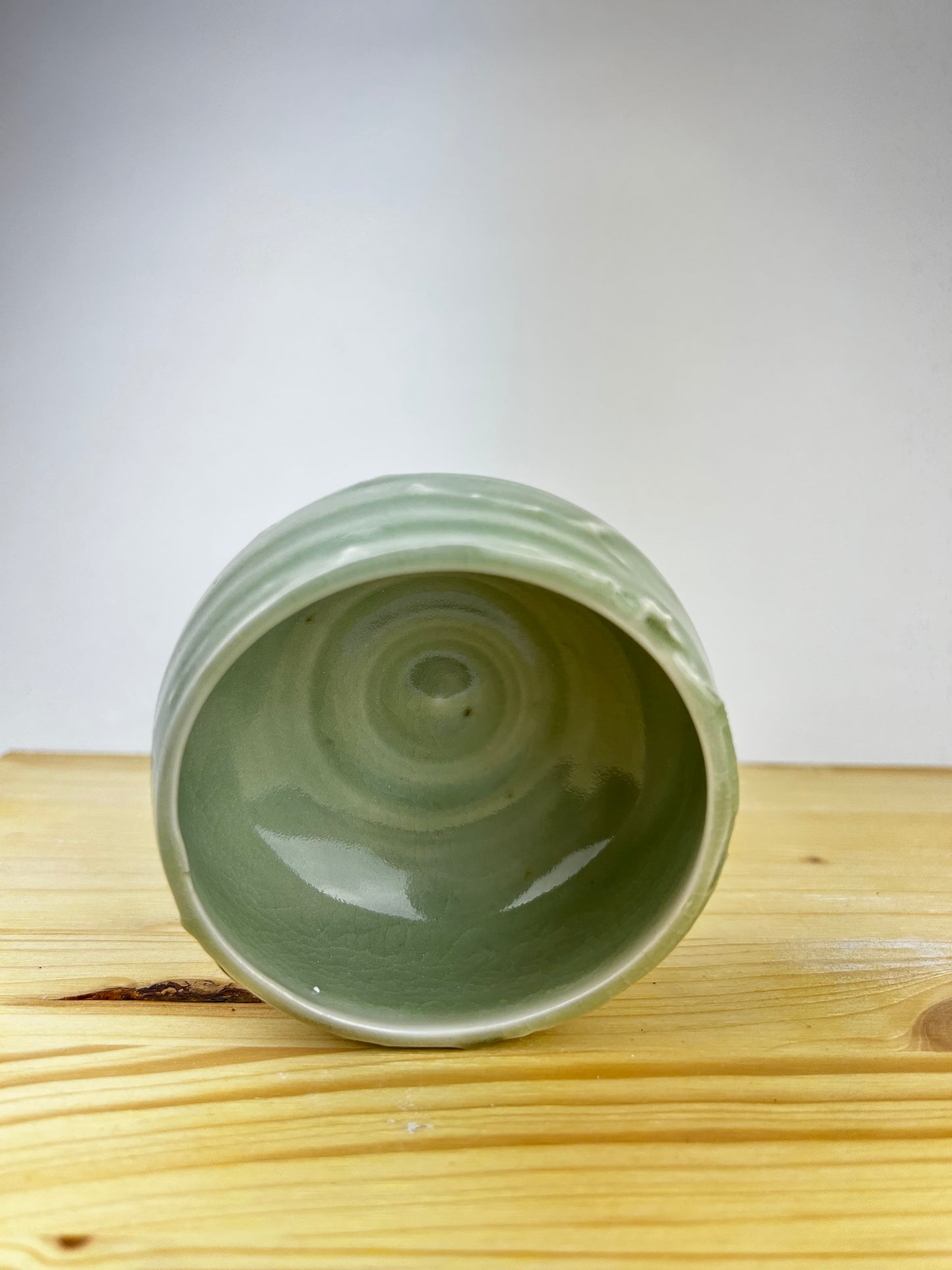 Celadon porcelain cup