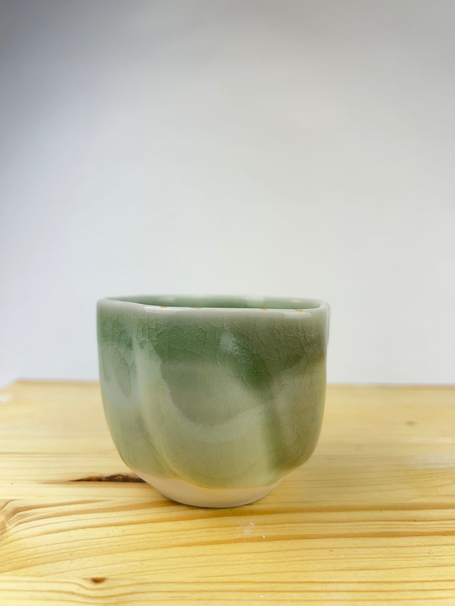 Cream porcelain cup