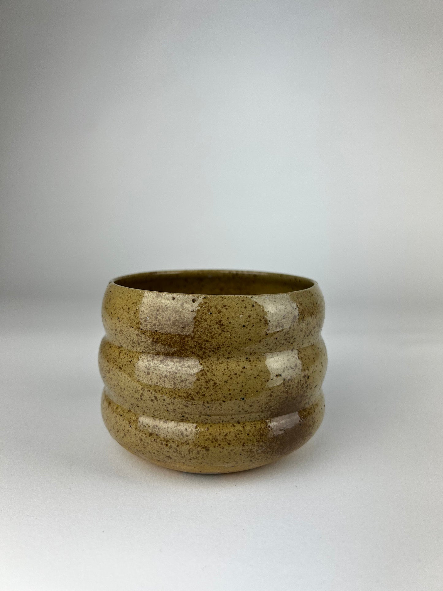 Brown spray mug