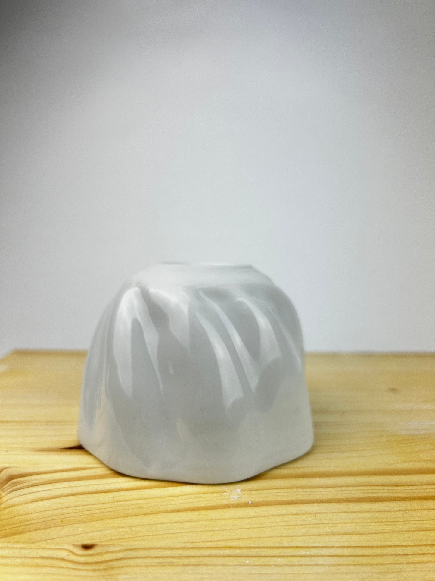 Cream porcelain cup