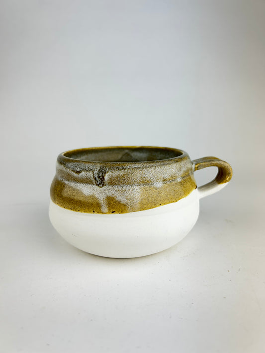 Brown oil mug