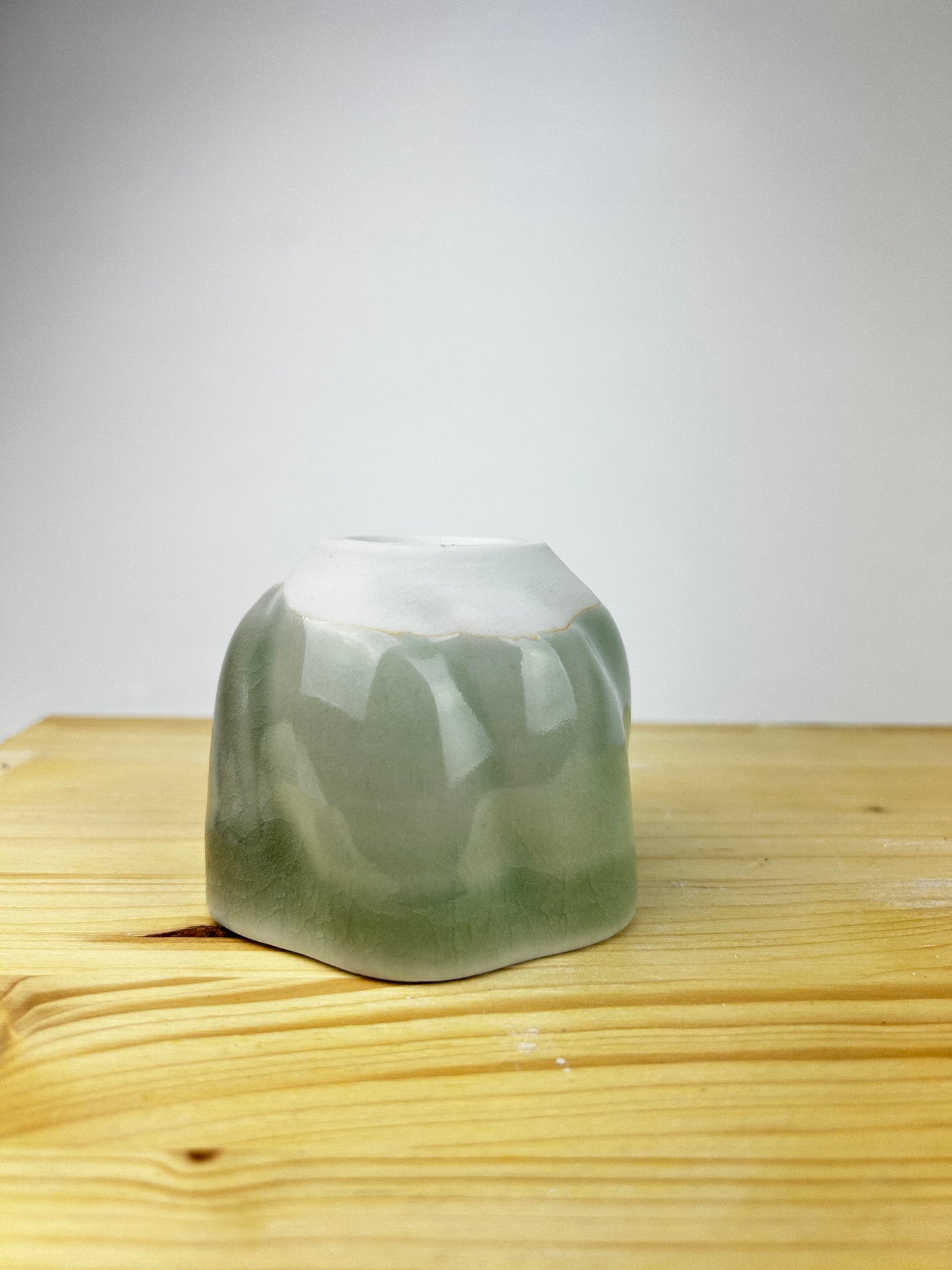 Cream porcelain cup