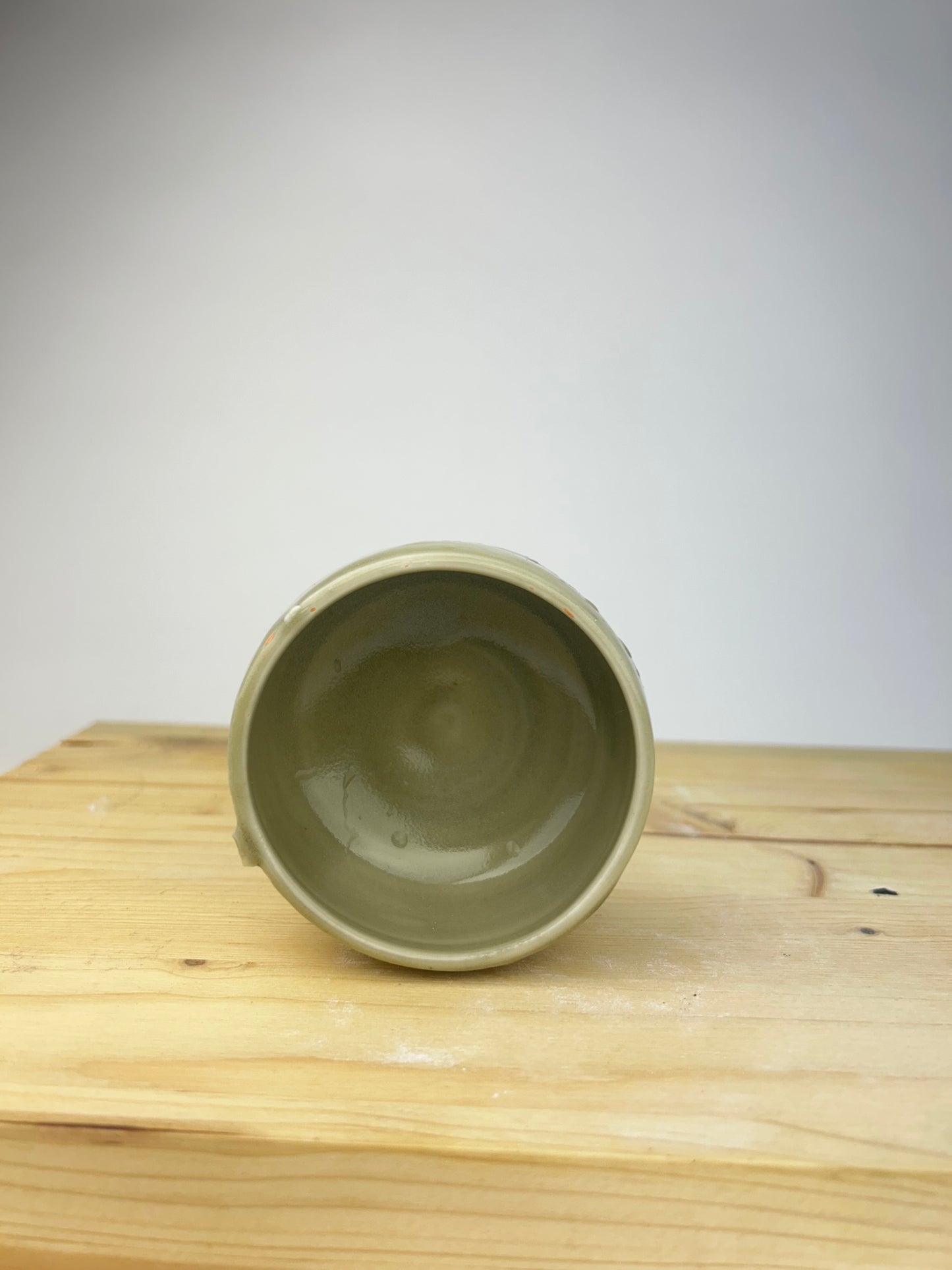 Celadon porcelain cup