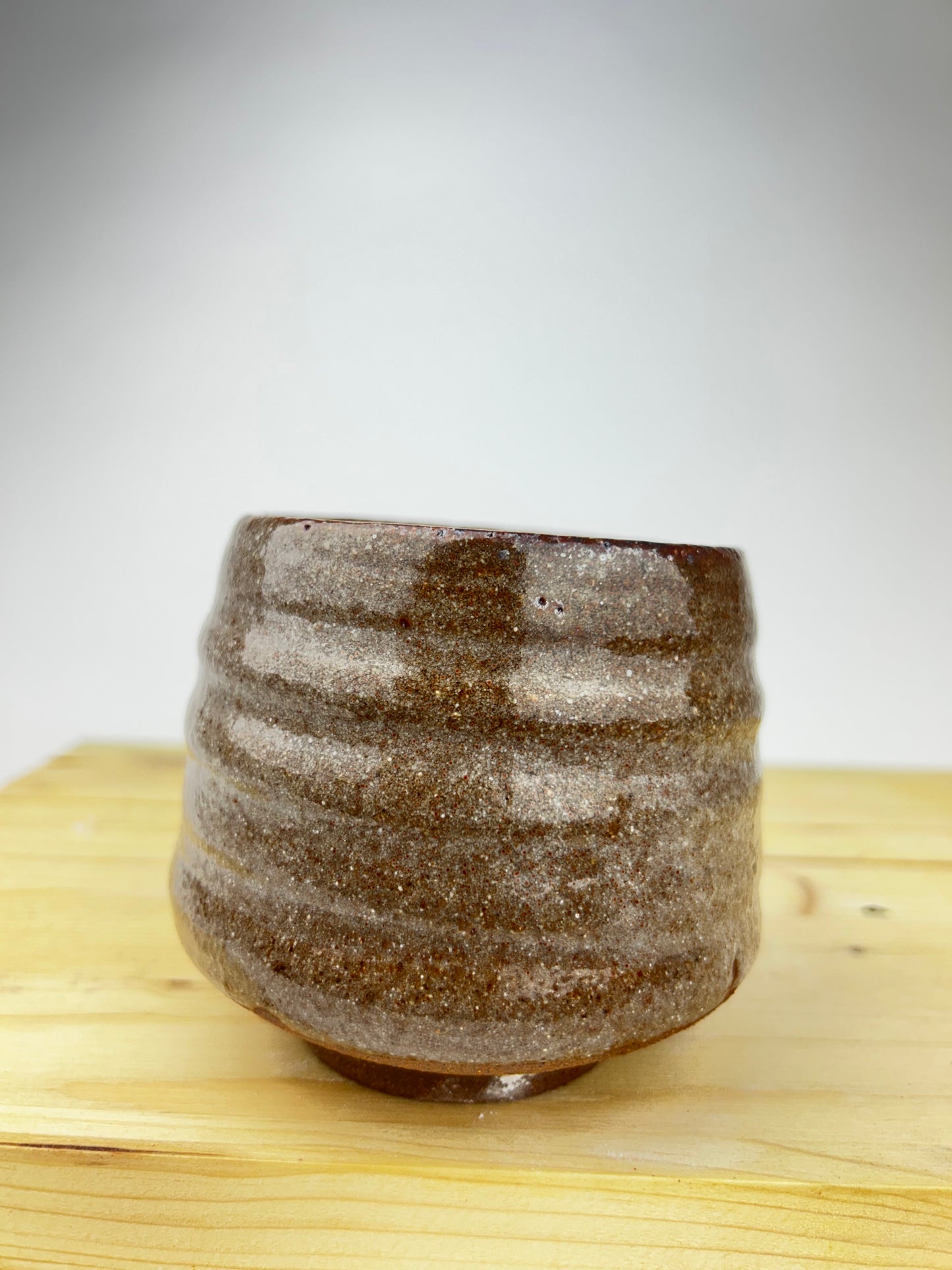 Spiral wood cup