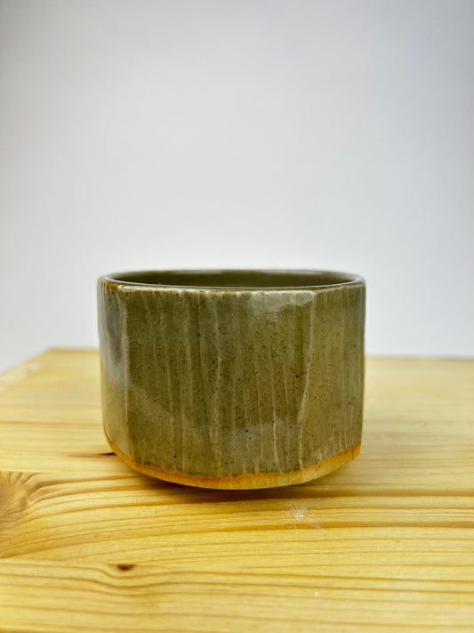 Square celadon cup