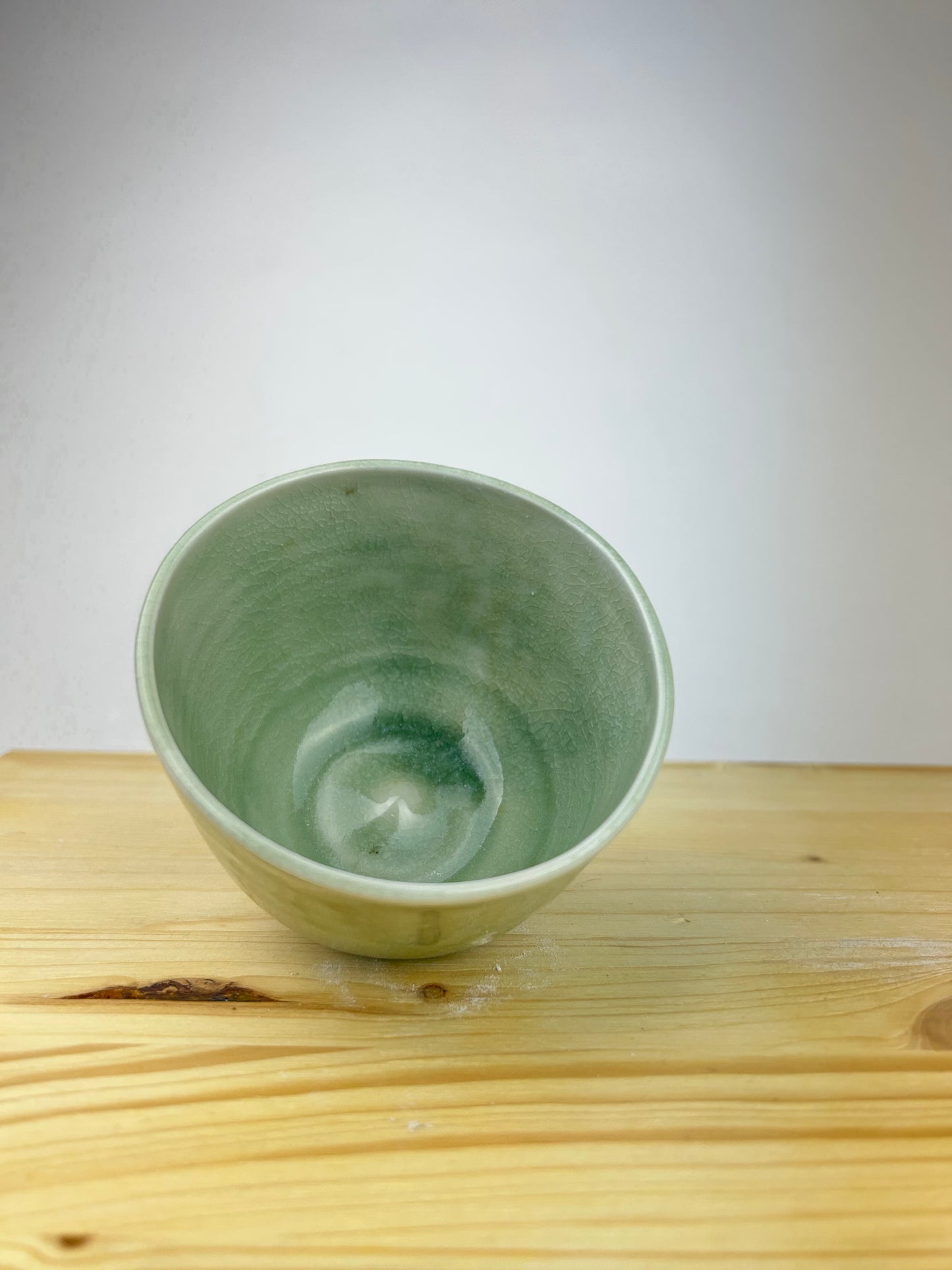 Celadon porcelain cup