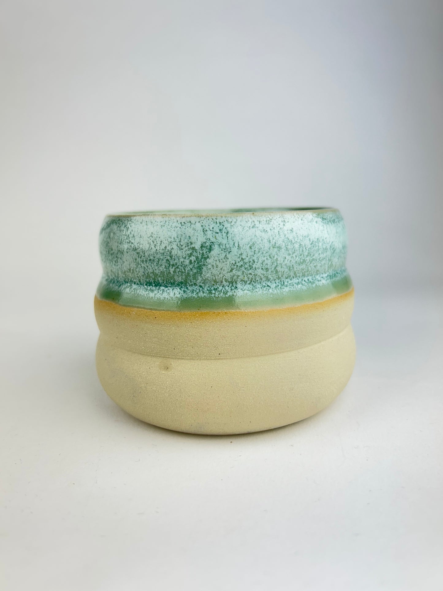 Blue oil mug