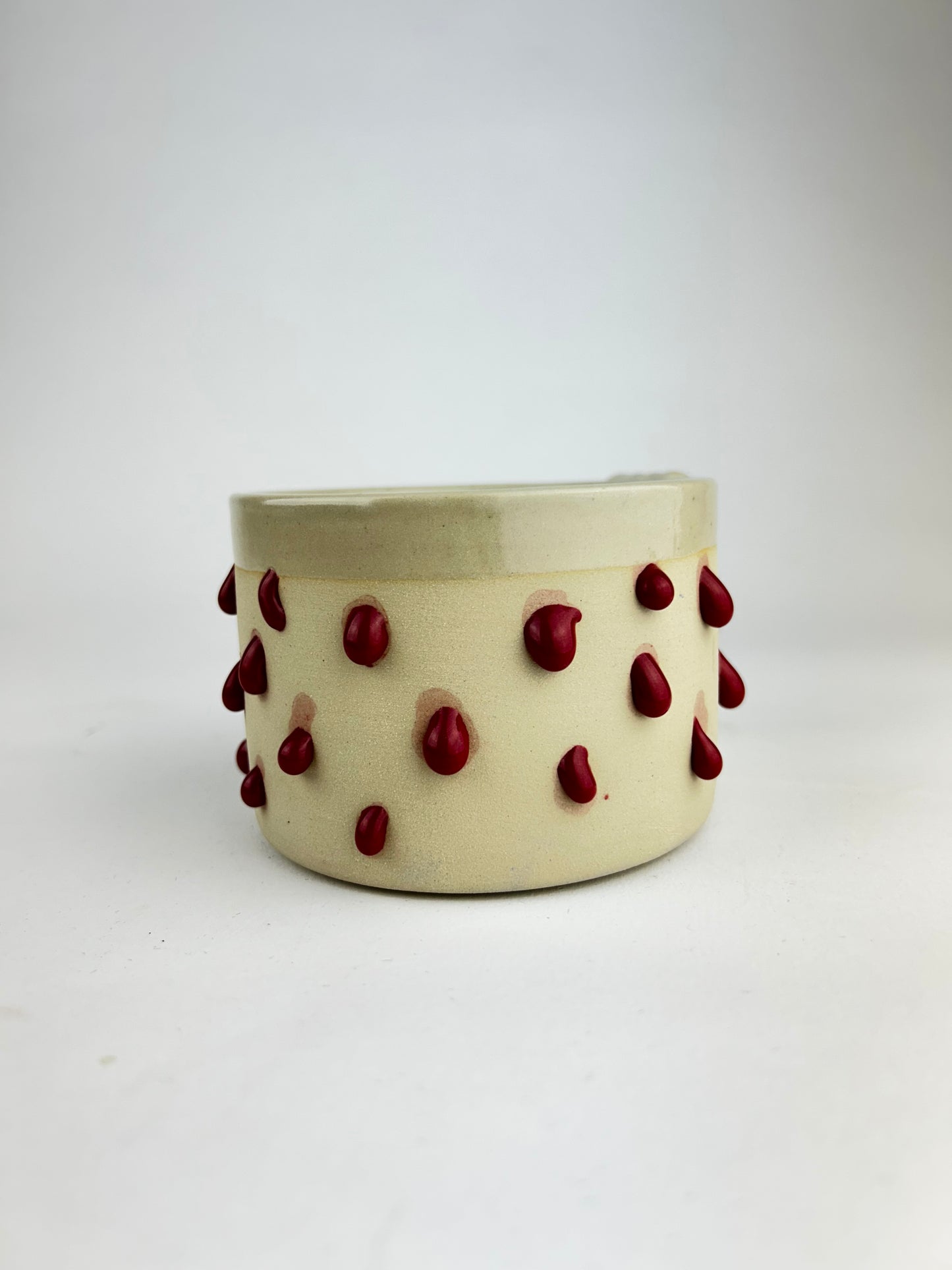 Red gloop mug