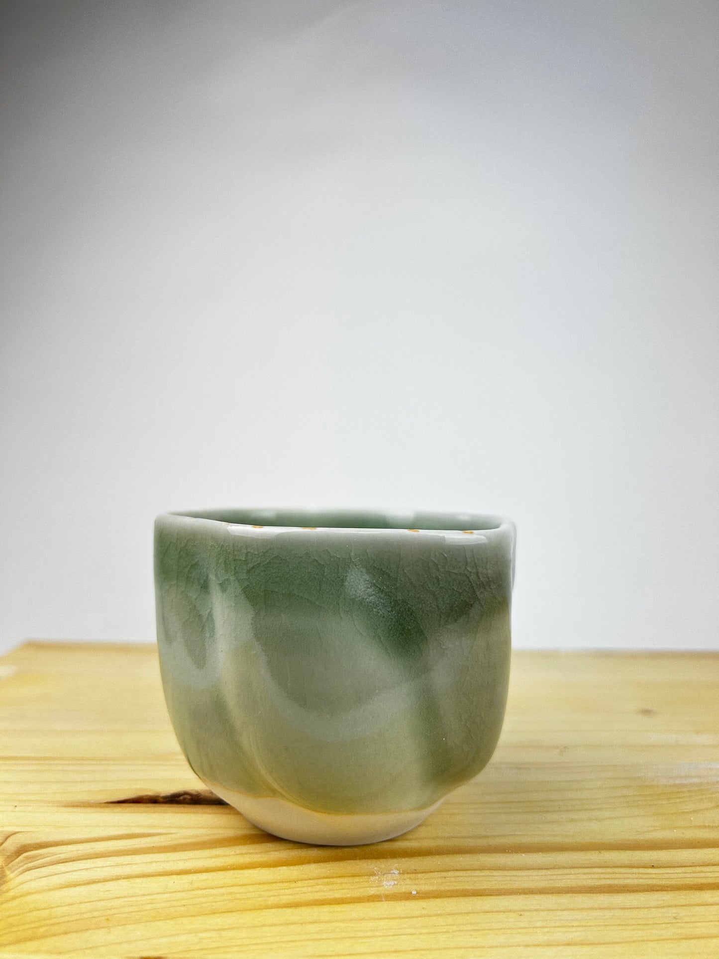 Cream porcelain cup