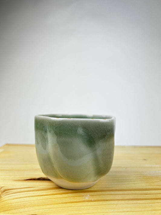 Cream porcelain cup