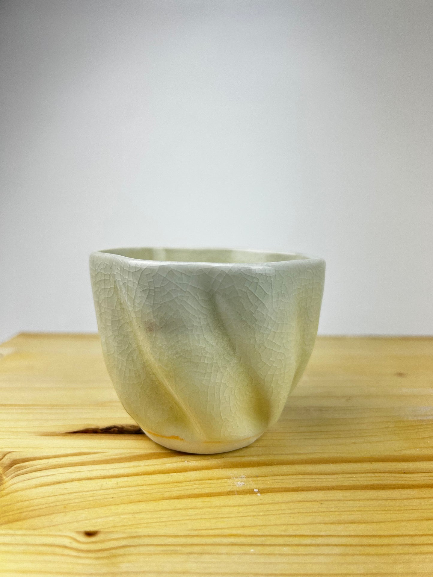 Cream porcelain cup