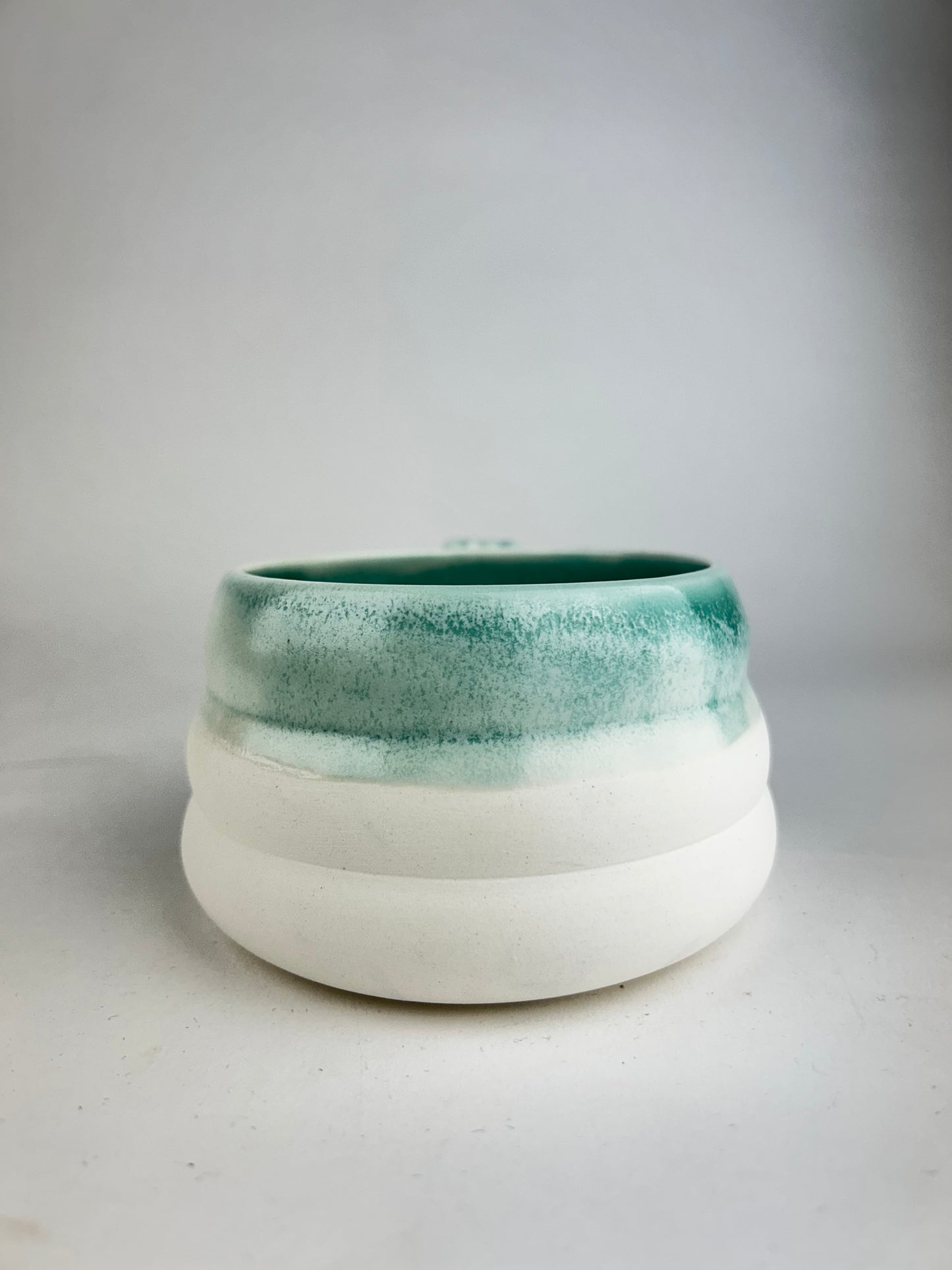 Blue oil mug