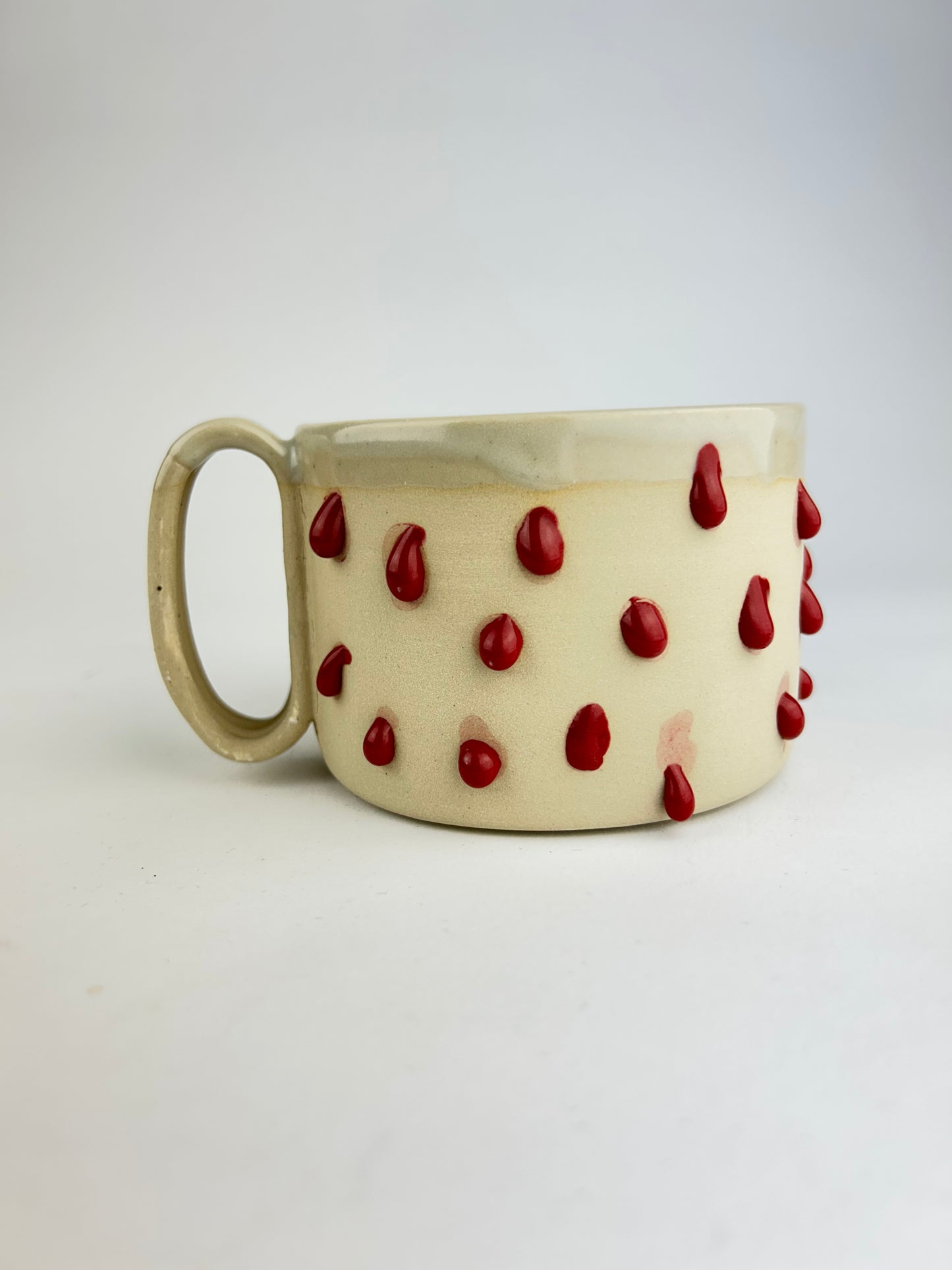 Red gloop mug