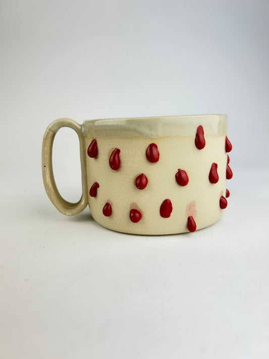 Red gloop mug