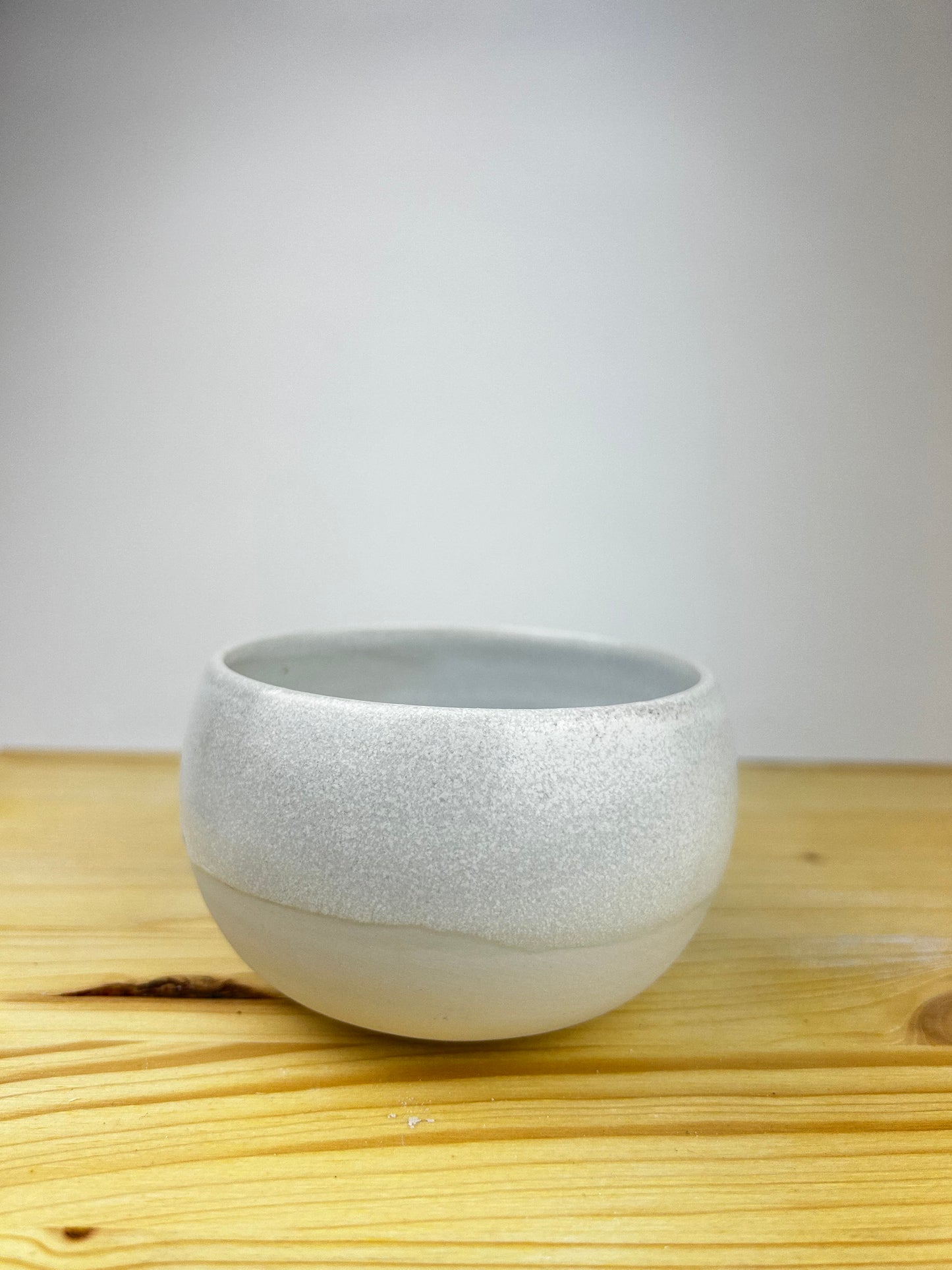 White porcelain cup