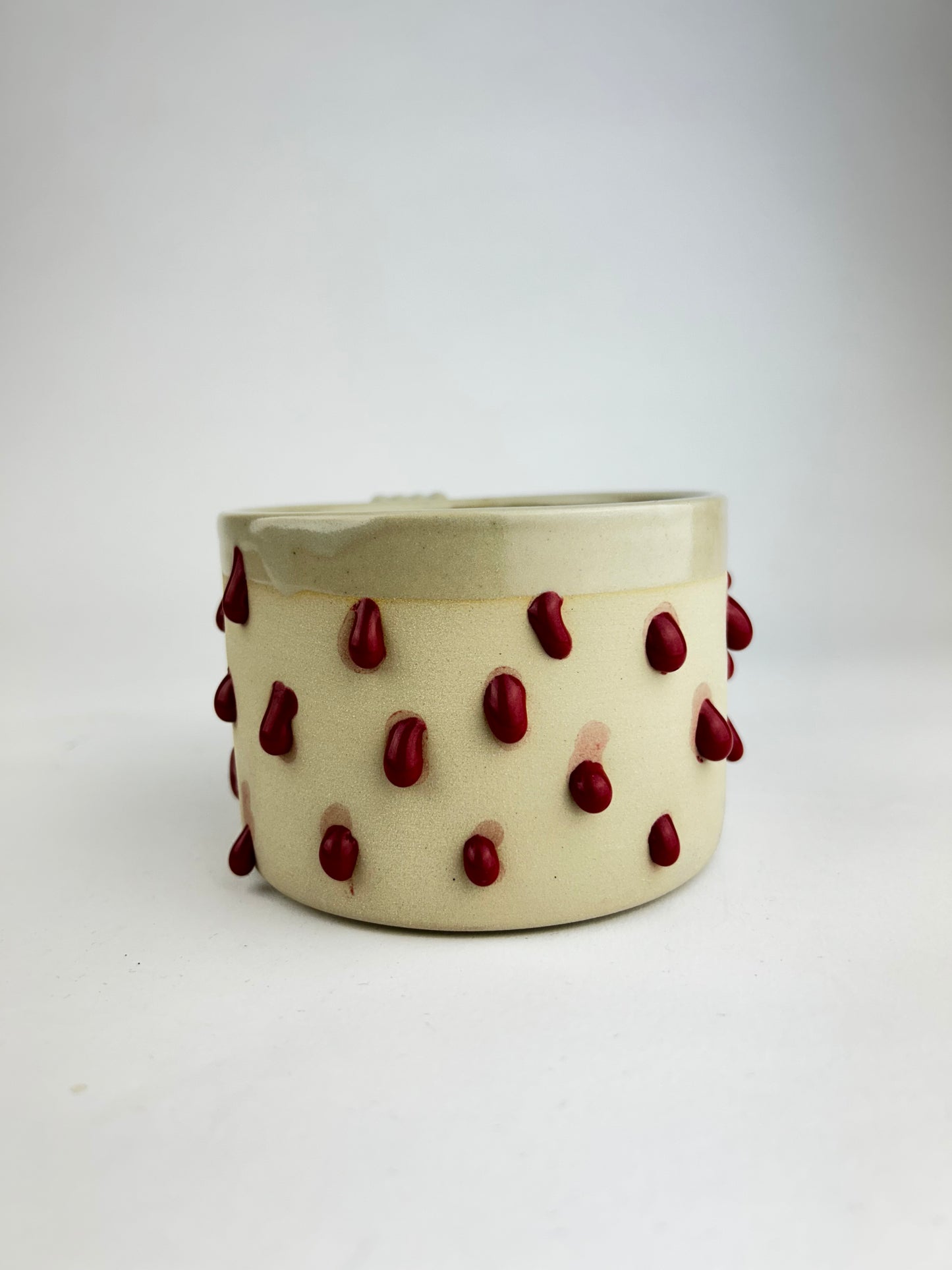 Red gloop mug