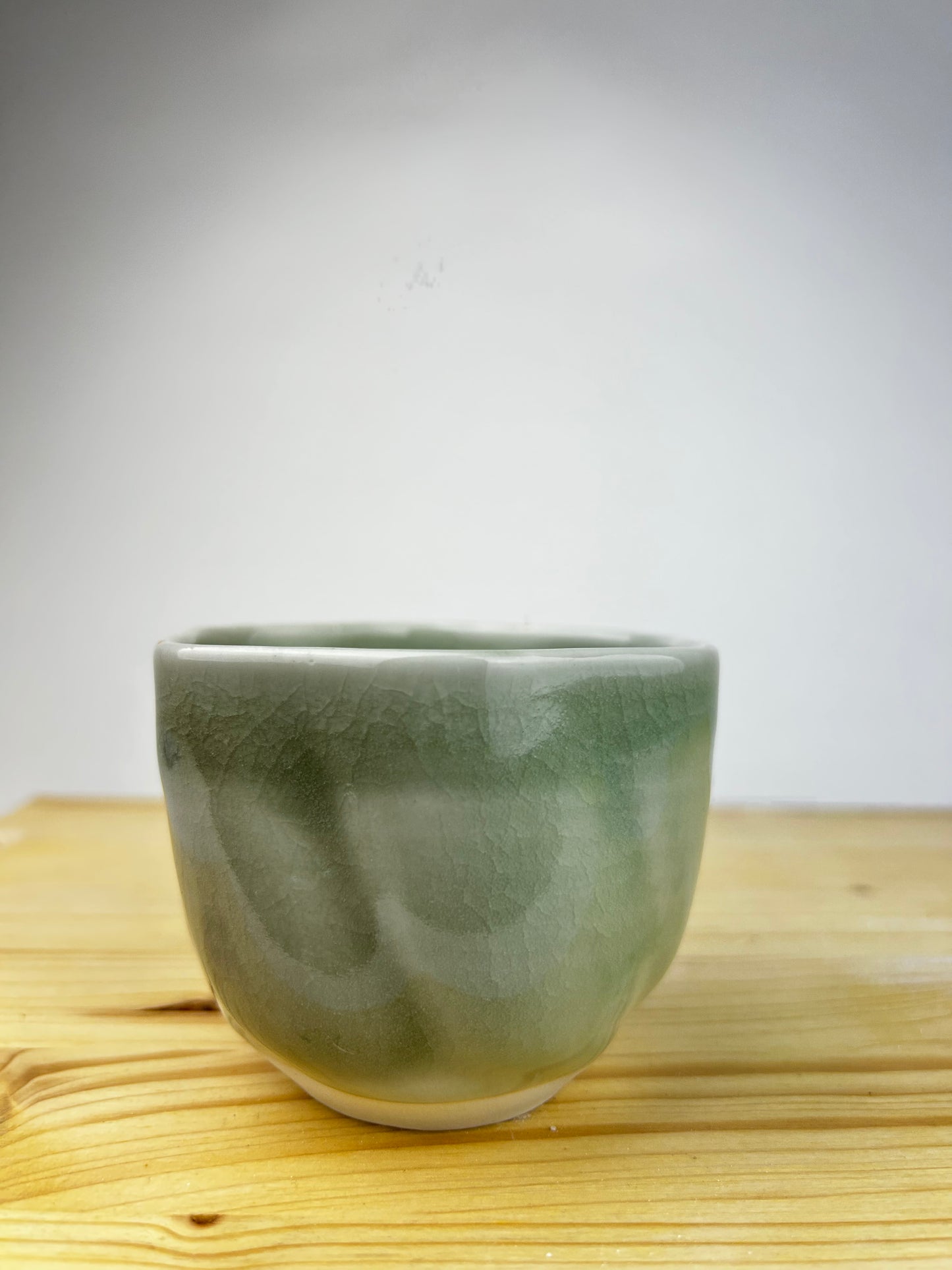 Cream porcelain cup