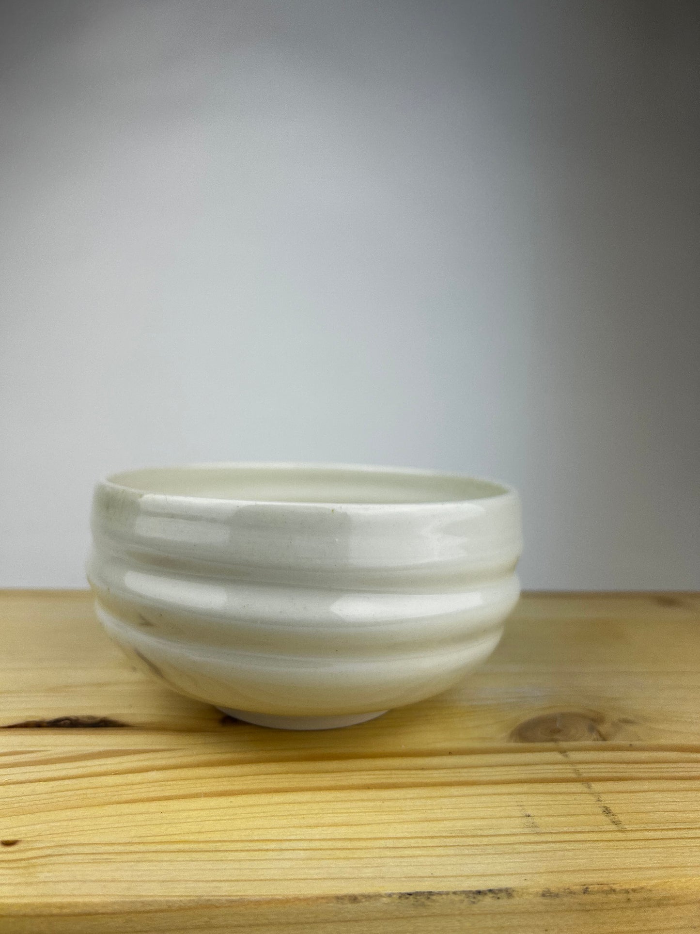 Spiral porcelain bowl