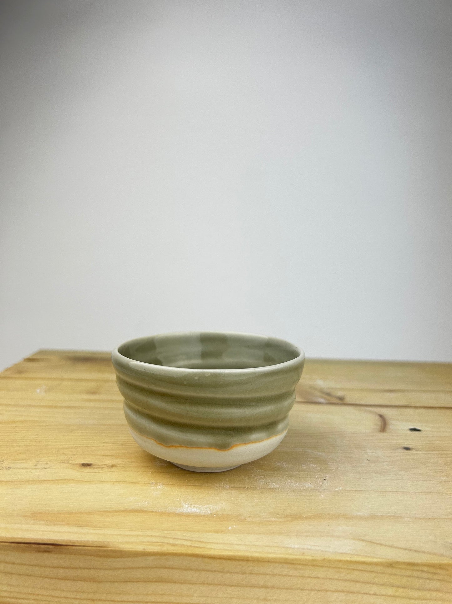 Spiral porcelain cup