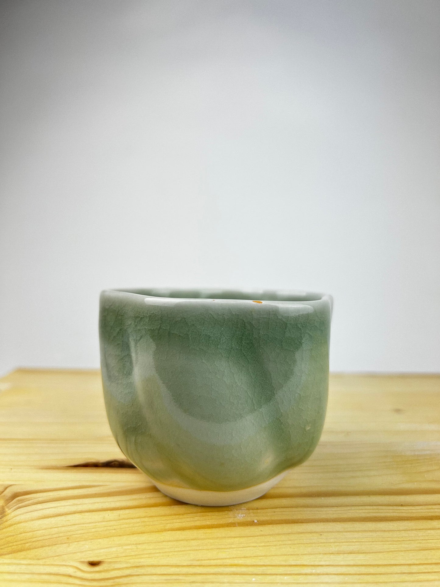 Cream porcelain cup