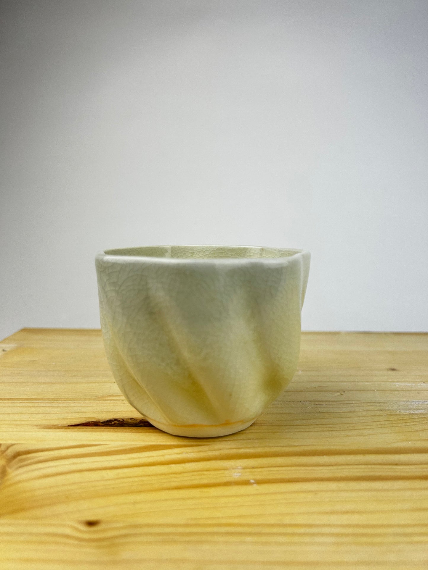 Cream porcelain cup