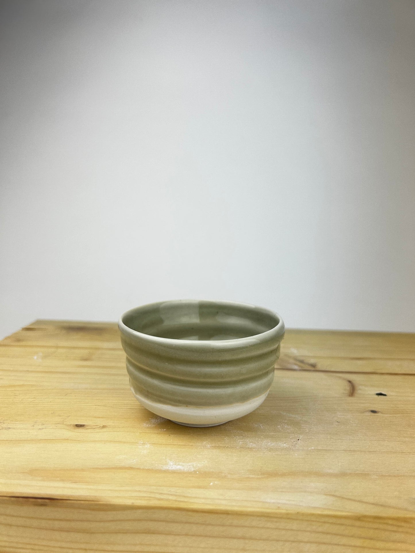 Spiral porcelain cup