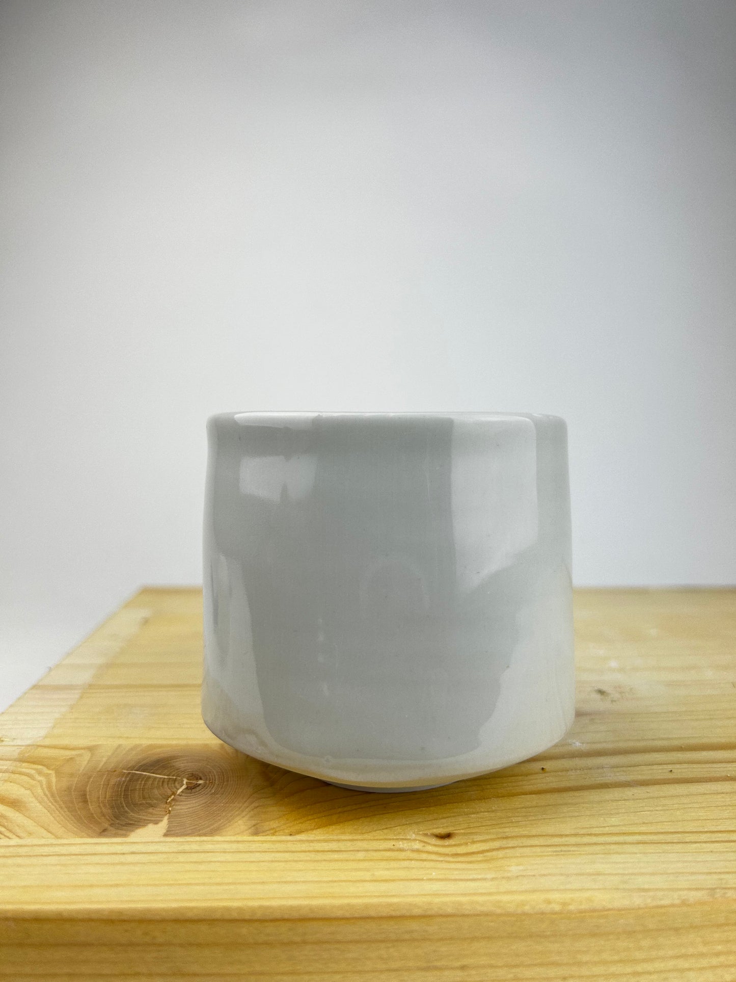 Square porcelain cup