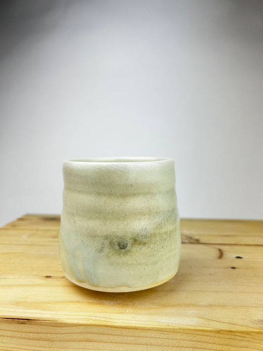 Spiral porcelain cup