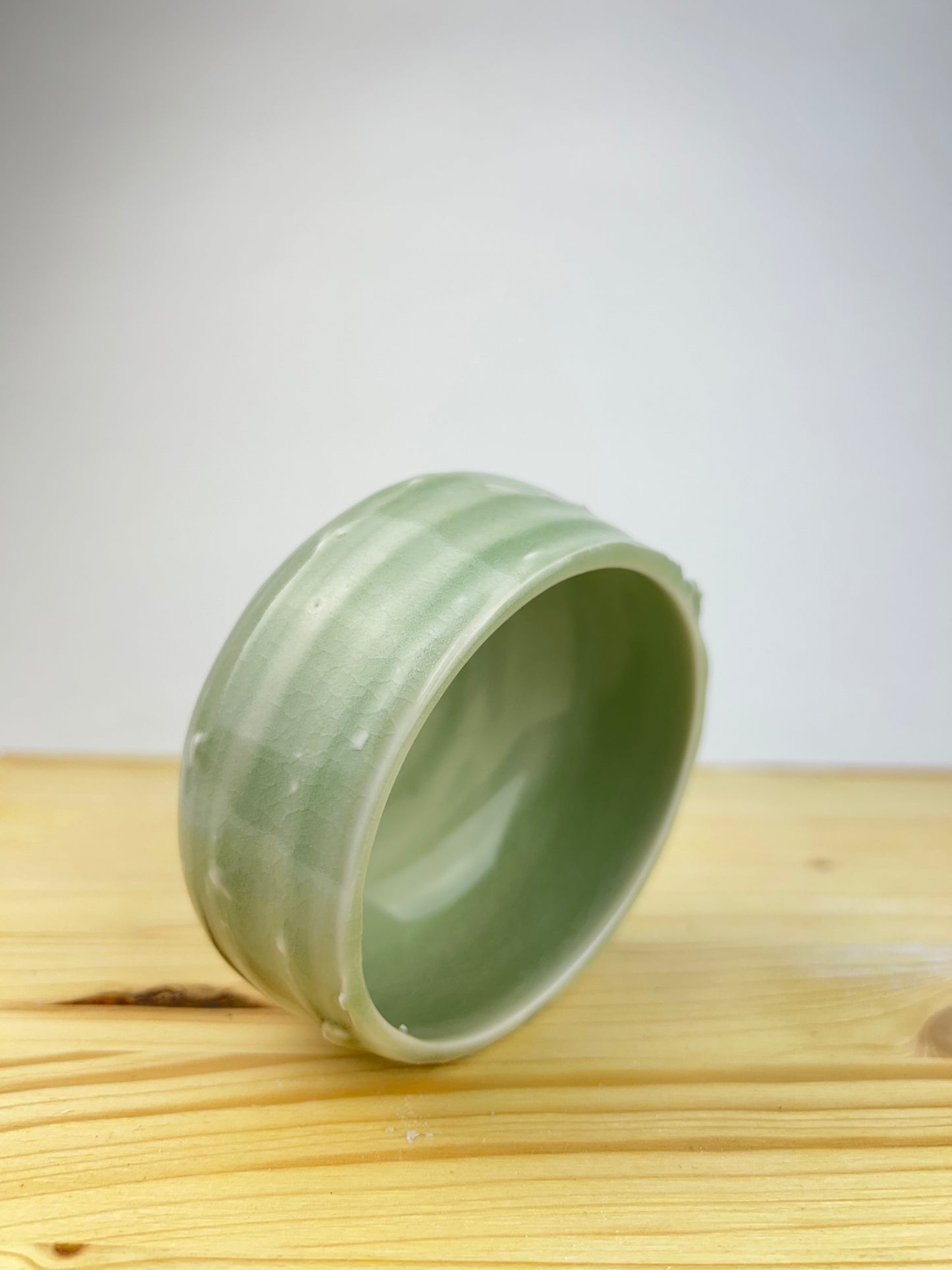 Celadon porcelain cup
