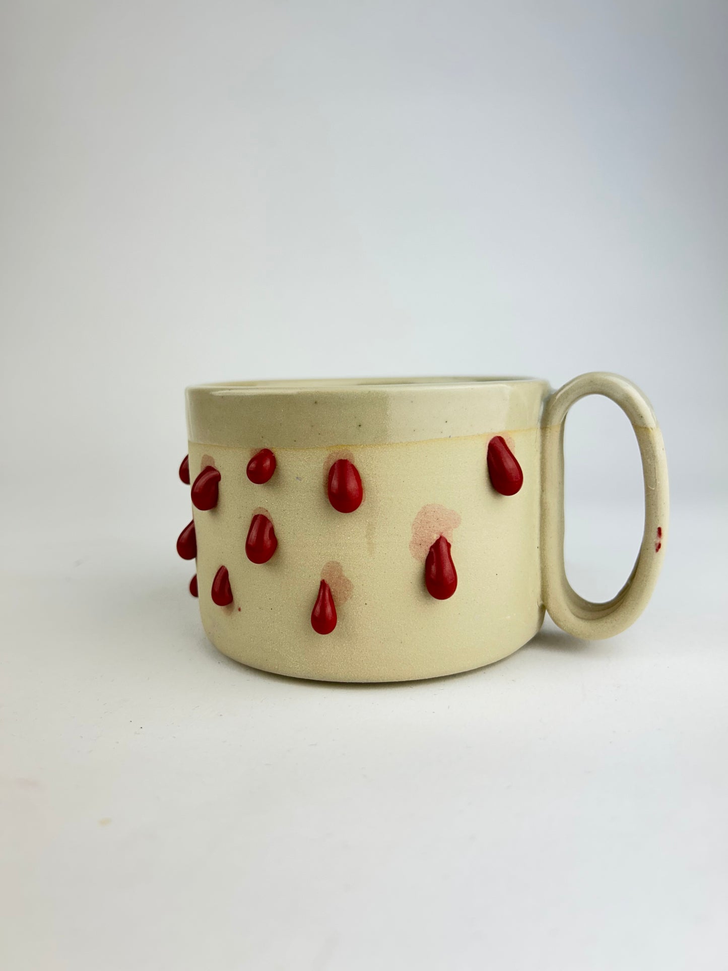 Red gloop mug