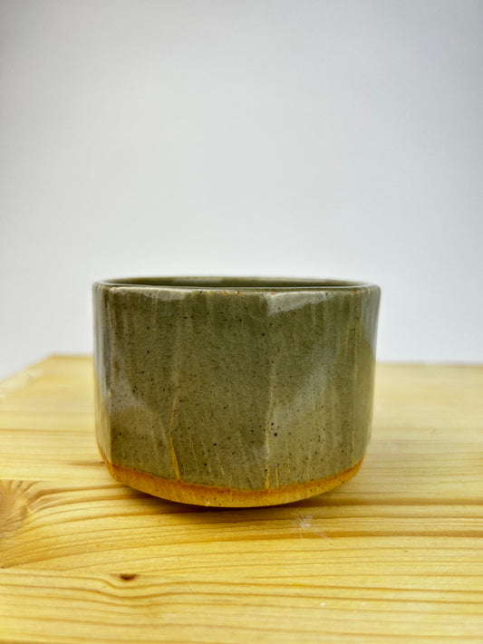 Square celadon cup