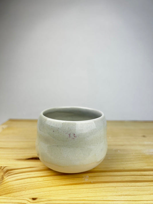 Lilac porcelain cup