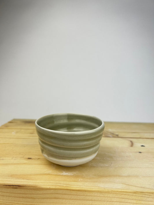 Spiral porcelain cup