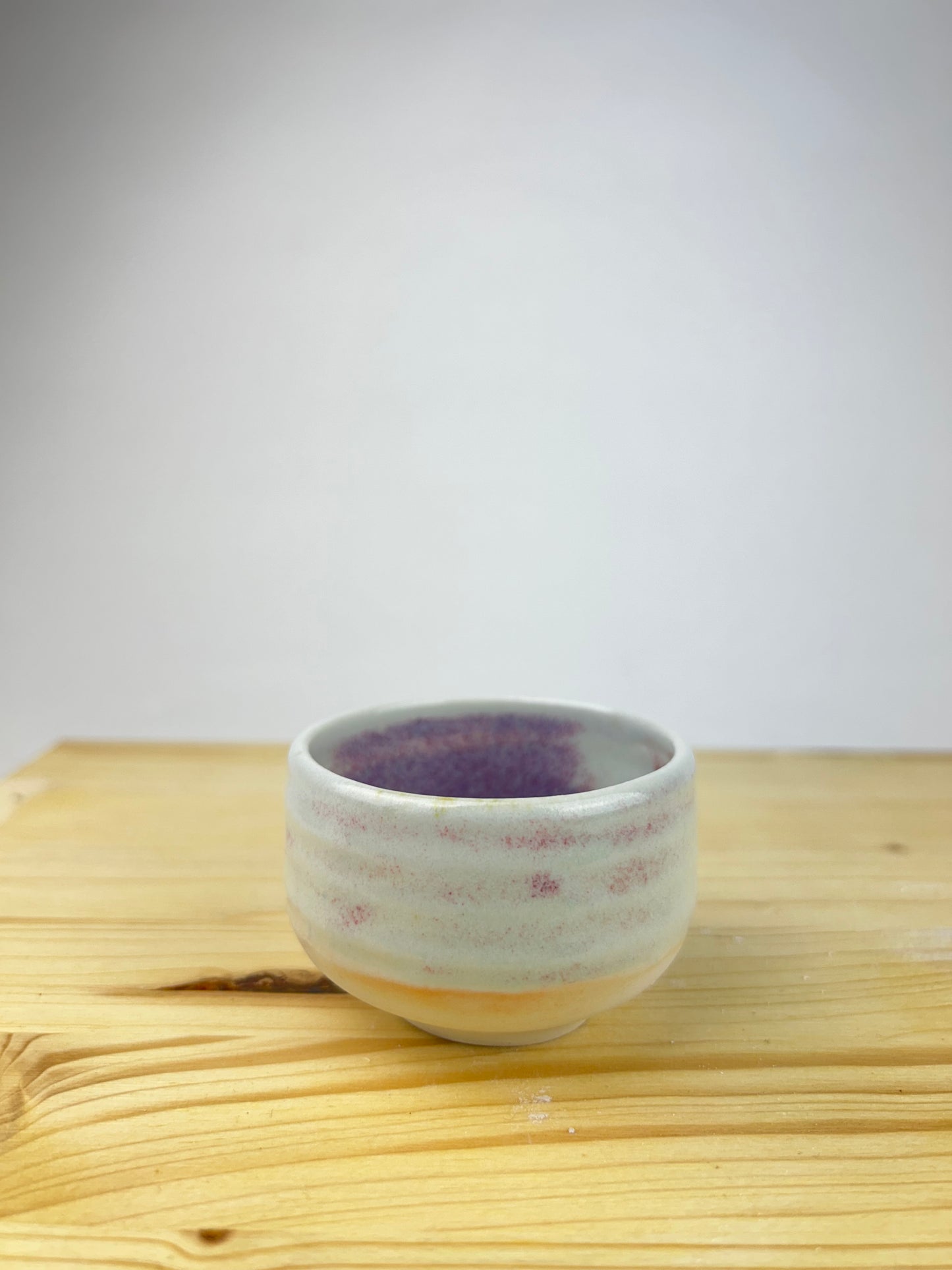 Lilac porcelain cup