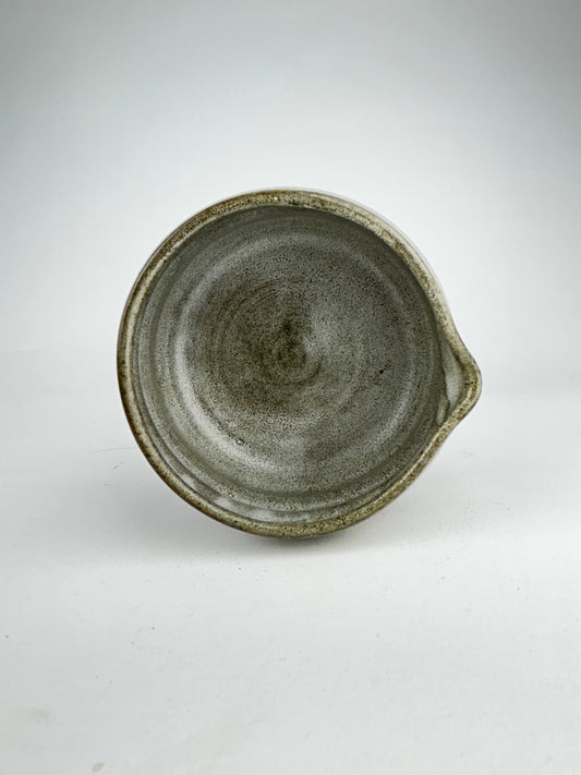 Brown oil matcha bowl
