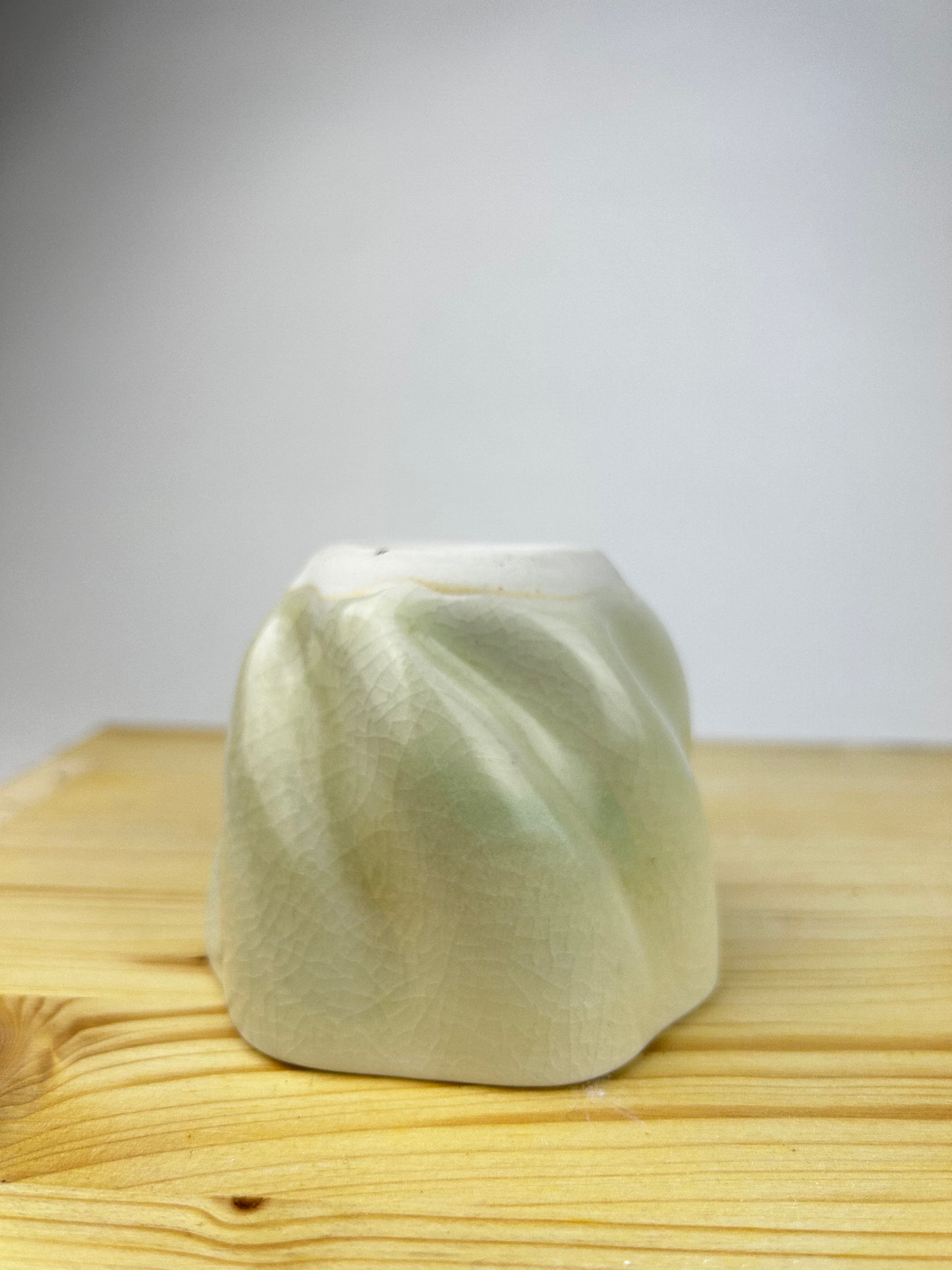 Cream porcelain cup