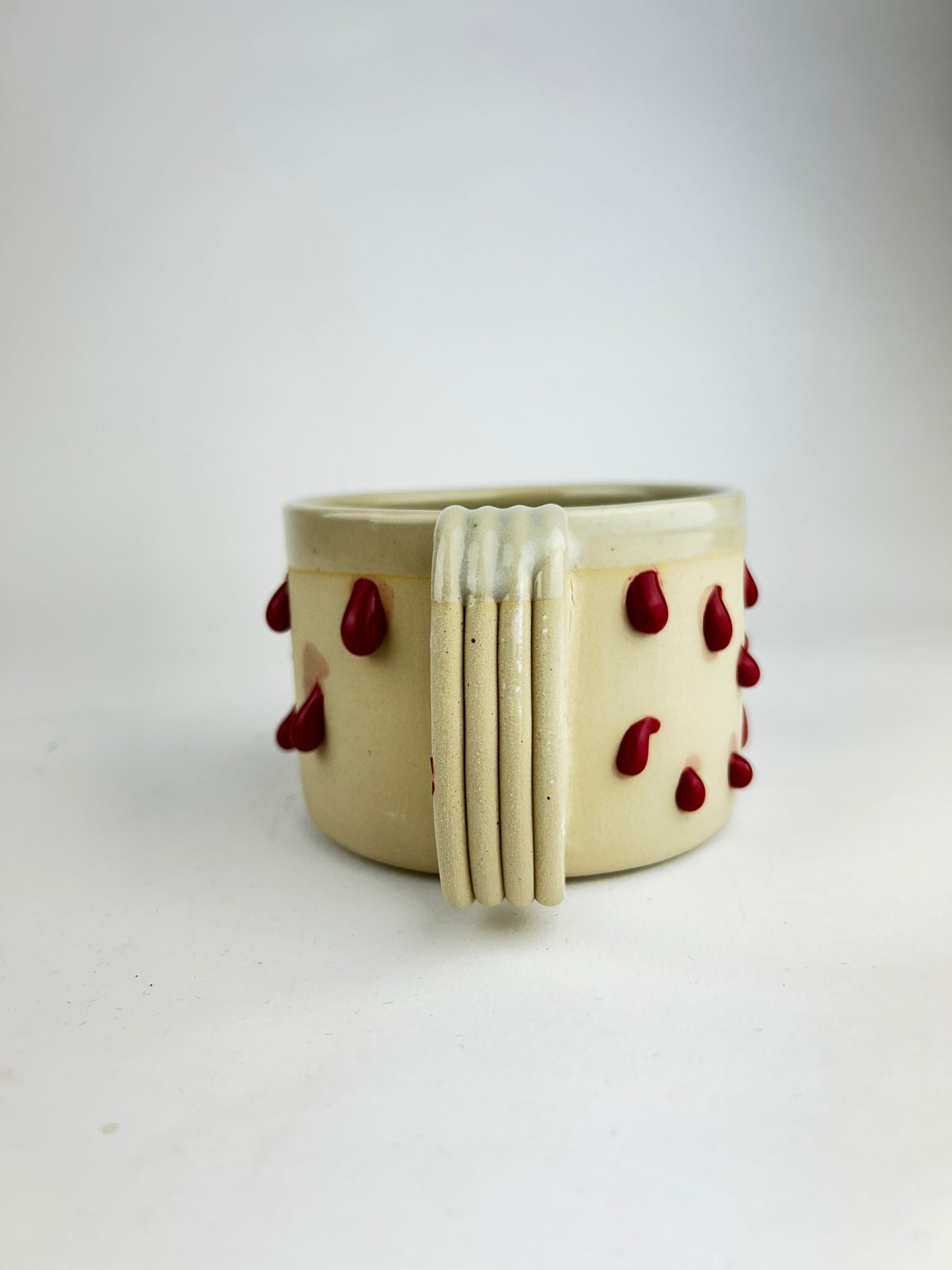 Red gloop mug